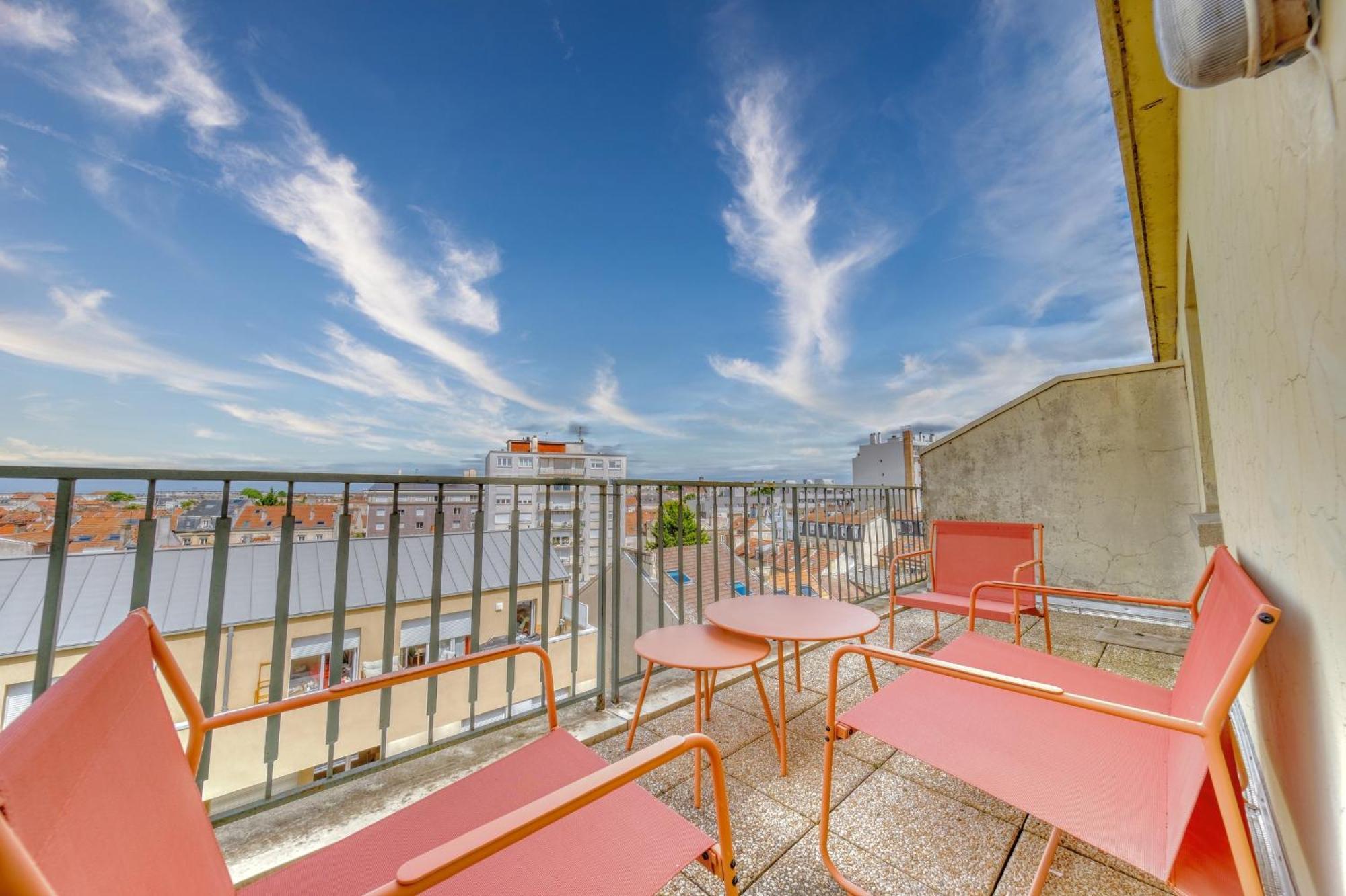 Appartement Le Beau Vaillant - Rooftop Reims